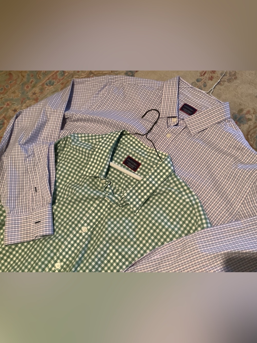Pair of size XXXL shirts from UNTUCKit in excellent condition
